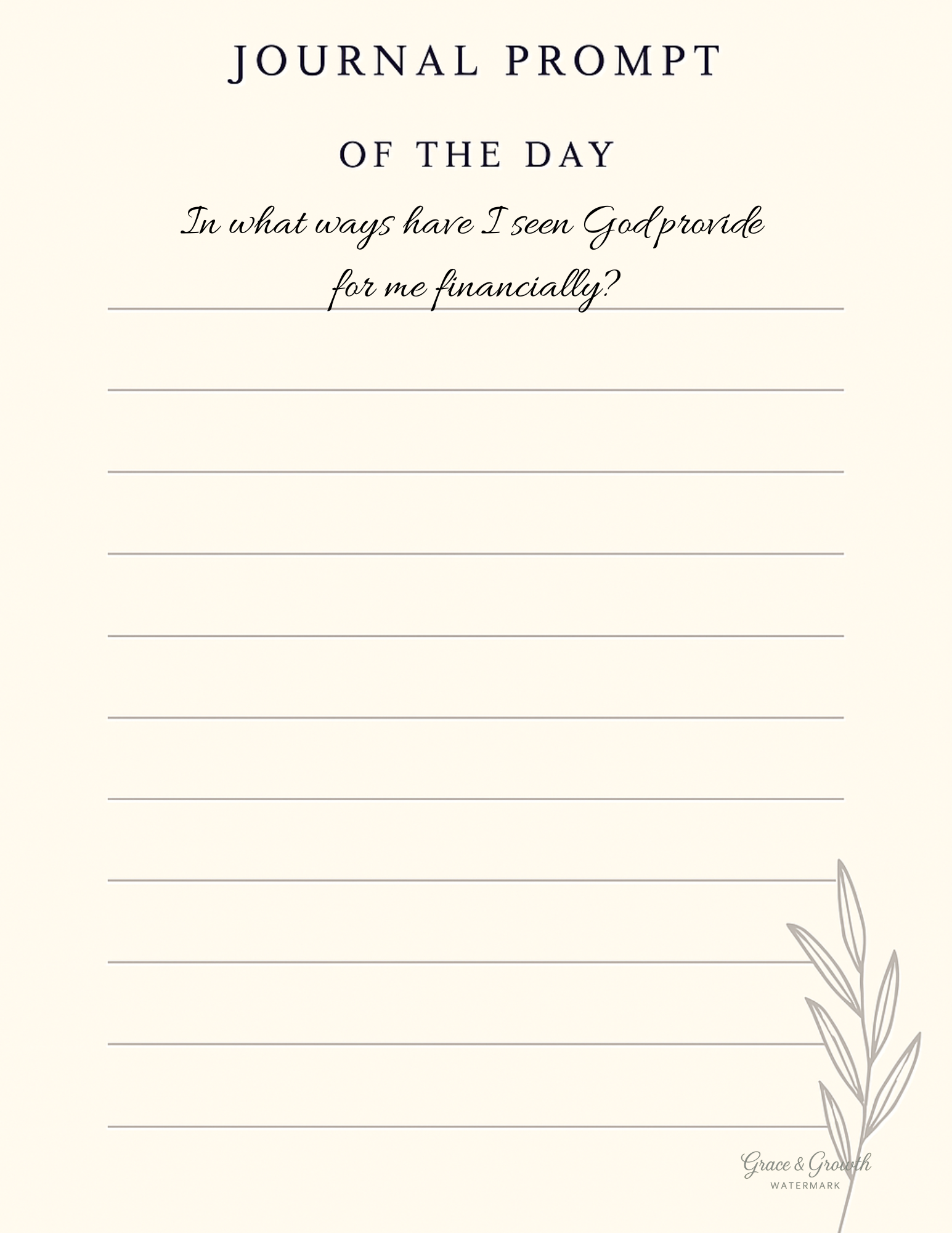 Grace & Growth: A Faith-Based Financial Journal - Image 2