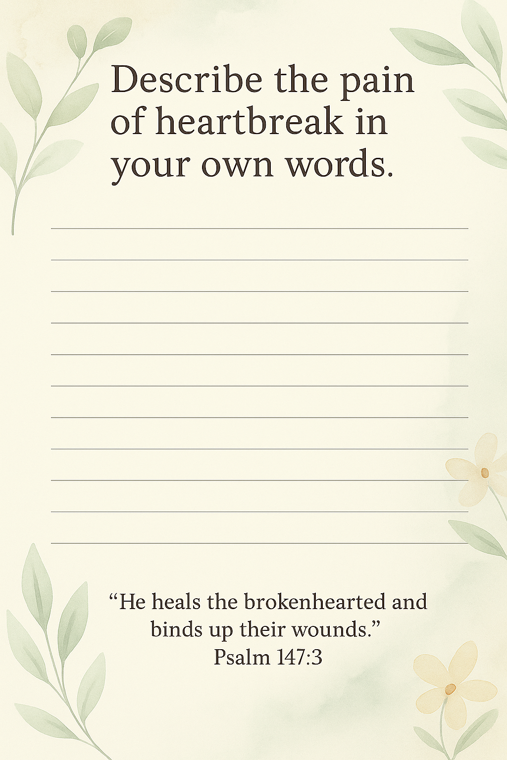 Journaled Heartbreak: A Faith-Based Journal for Healing After Betrayal - Image 4